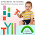 Sensory Chew Toys for Autistic Children, 4 Pack Silicone Chew Tube Teething Sticks for Special Needs