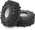 HOBBYSOUL 1.0 Mud Tires, 61 * 22.4mm Super Soft Sticky Crawler Tires for RC 1/18 TRX4M 1/24 AX24 SCX24