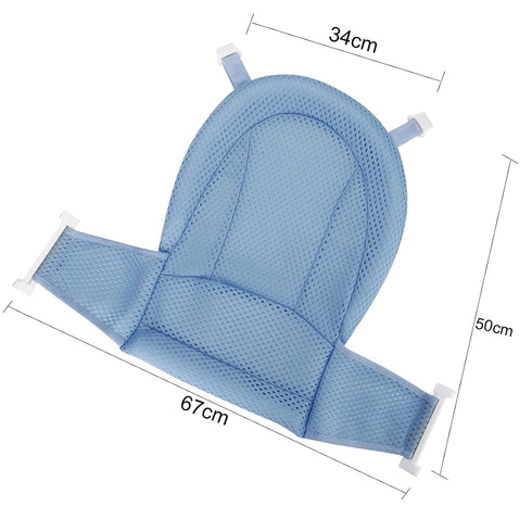 Adjustable Universal Baby Bath Support, Non-Slip Infant Bathtub Shower Net, Quick Drying Bath Sling for Toddler
