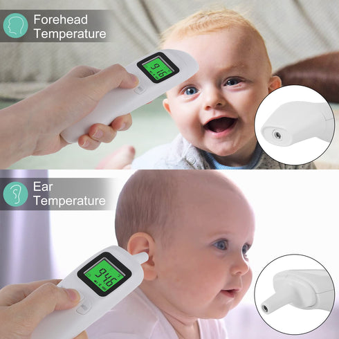 Forehead Thermometer Bluetooth for Adults and Kids,Wireless Connected (iOS & Android) Smartphone Thermometer Universal APP Application to Record Every Temperature Monitoring