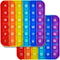 2 in 1 Fidget Toys, ABC Learning and Educational Poppers, Stress Relief Autism Sensory Toys (1 Pack)