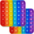 2 in 1 Fidget Toys, ABC Learning and Educational Poppers, Stress Relief Autism Sensory Toys (1 Pack)