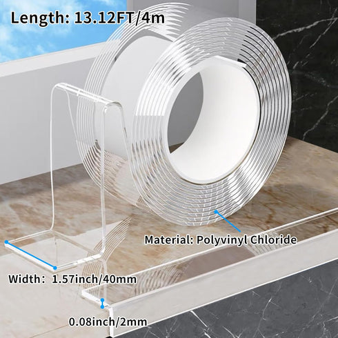 KAIYUER 1.57 13.12 in x FT,Edge Corner Protector Baby Proofing,Soft Clear Furniture Table Corner Guard & Edge Safety