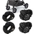 4Pcs Baby Stroller Wheel Cover,Dustproof Kid Baby Wheelchair Protector Baby Stroller Wheel