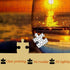 Beach Wine Sunset - 1000 Pieces Jigsaw Puzzles for Adults, Ocean Art Landscape, Beautiful Scene Puzzle