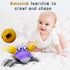 Yeaye Crawling Crab Baby Toys, Tummy Time Toy for 0-12 Months with Learning Crawl System and Music