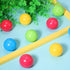 12 Bulldozer 1.75 Inch Civaner Pieces Multi Colored Plastic Replacement Balls Small Popper Toy Balls Soft Crush Proof
