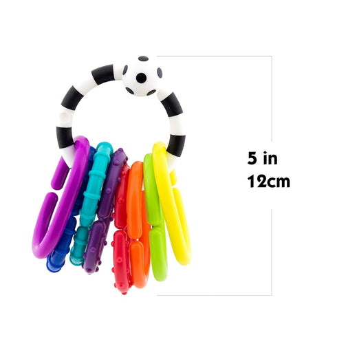 9 Set, 0+ Sassy Ring O Links Piece Links for Stroller or Carrier Seat, Months