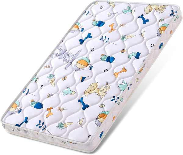 LILYVIBEBEARHAPPY Baby Small Mattress for Bassinet35x20 inches - Firm Support and Comfort