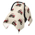 Mazeann Red Farm Tractor Pattern Car Seat Cover Baby Breathable Soft Infant Carseat