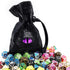 Haxtec Dragon Dice Bag Small Drawstring Leather DND Pouch Compatible with Dungeons and Dragons Gift