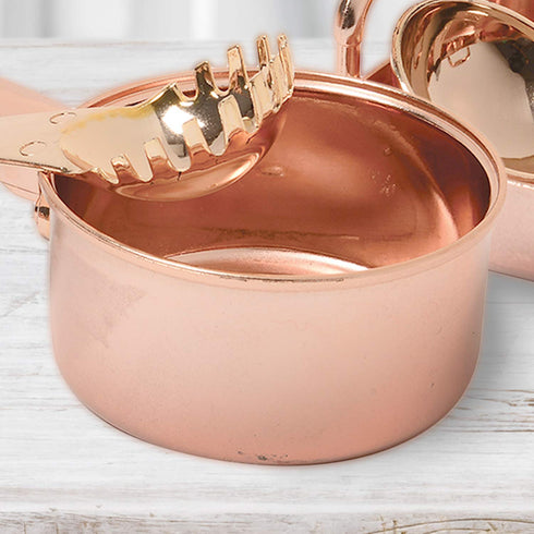 CP Toys 13 Set 3 Piece Plastic Copper Look Cookware for Pretend Kitchen Play for Ages Years and Up