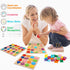 Wooden Puzzles for Toddlers 1-5 Years Old, Alphabet, Number, and Shape Educational Learning Toys Set