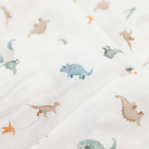 100% 2 Pack Set 2 Little Unicorn Certified Natural Organic Cotton Muslin Swaddle Blanket | Giftable of swaddles (Little