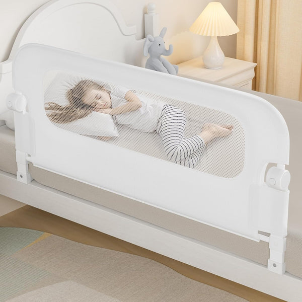 NUTIKAS Baby Bed Rail Guard for Toddlers -47" Toddler Bed Rails for