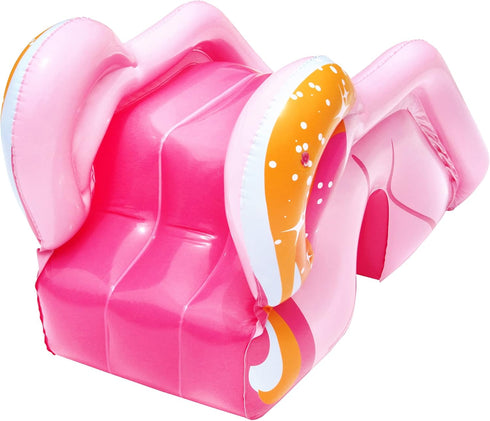 BANZAI Spray 'N Splash Unicorn Pool, Inflatable Outdoor Backyard Water Slide, 78 in Length