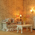 Set 1/12 iLAND Dollhouse Furniture of Miniature Couch with Coffee Table the Beautiful Doll House Furniture fit scale