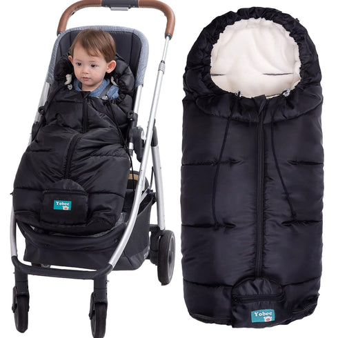Yobee Weatherproof Toddler Footmuff Universal Sleeping Bag for Stroller, Comfortable Warm Temperature
