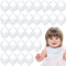 Giegxin 30 Pcs Muslin Baby Bibs White Baby Bandana Drool Bibs Unisex