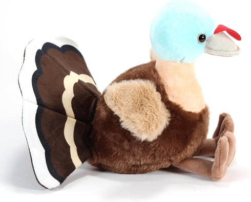 9 inches The Petting Zoo Turkey Stuffed Animal Plushie, Gifts for Kids, Wild Onez Wildlife Animals, Turkey Plush Toy