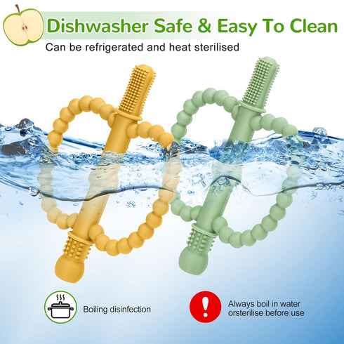 0-36 Baby Teething Toys for Babies Months Anti-Choking Design, Teething Relief for Straws Sticks, Chew Straw Sensory
