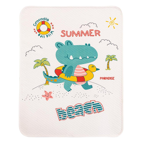 1 Pcs 23.6 * 31.5 Inch Waterproof Changing Pads for 0-3 Years Old Baby, Cute Leak Proof Crib Diaper Pads, Portable
