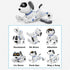 Programmable 6, 7, 8, 9, 10 Fisca Remote Control Dog, RC Robotic Stunt Puppy Voice Control Toys Handstand Push-up