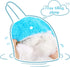 MorisMos 55" Giant Blue Dolphin Stuffed Animal Plush Toy - Soft Marine Gifts for Kids