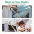 3-in-1 Anti Roll Diaper Changing Pad Mat with Swaddle Strap Portable Waterproof Foldable Travel Station Built