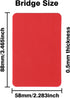 Yuanhe 10Pack Poker Cut Cards - Bridge Size Cutting Cards in 5 Colors for Poker Texas Hold'em