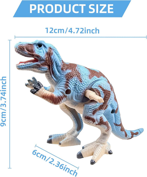 SAURAWAN 1-3 3-5 5-7, Allosaurus Wind Up Dinosaur Toys for Kids Realistic Dino Easter Wind Up Toy, Novelty Jumping