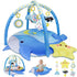 Dr.Rapeti 31x31inch Baby Play Mat, Activity Baby Play Gym with Arch, Playmats