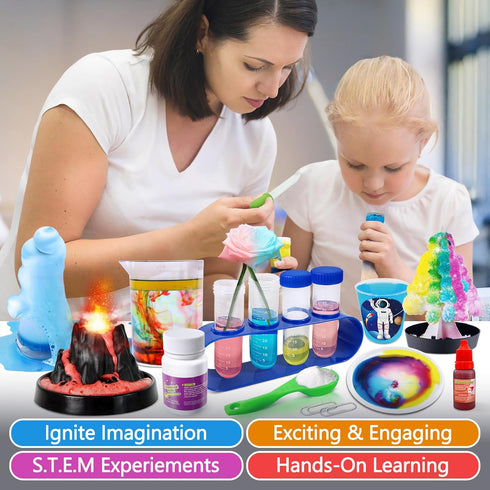 310 Set, PATIFEED Experiments Science Kits for Kids, S.T.E.M Scientific Projects Toys for Boys Girls Gifts Ideas