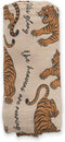 Ellie Sue Roar Stretch Swaddle Blanket Soft Bamboo Blend Baby Swaddle, 47 x 47
