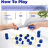 Loymoup 24 3 Magnetic Chess Game with Travel-Stones, Magnet Chess String & Portable Storage Bag, for Family & Party