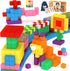 80PCS Magnetic Blocks, Magnetic Building Blocks for Kids Ages 3 4 5