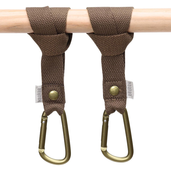 haakaa Baby Stroller Hooks for BagsUniversal Stroller Straps and Hooks, Non-Slip with