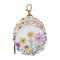 YETTASBIN Herbal Wildflowers Portable Pacifier Holder Case with Metal Hook Buckle & Zipper