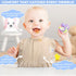 100% 2 Pack, usakinon Organic Cotton Muslin Baby Bibs CPC & GOTS Certified, Front-Closure Drool Bibs, Patent Pending