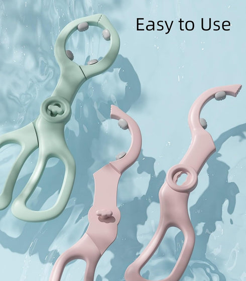 Baby Bottle Tong, Anti-Slip Pacifier Bottle Tongs, Silicone Baby Safety Bottle Holder, Scissor Design Multi-Functional