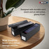 BCW QuickFold Card Boxes - Black, Magnetic Closure Storage Box for 850 to 1200 Cards