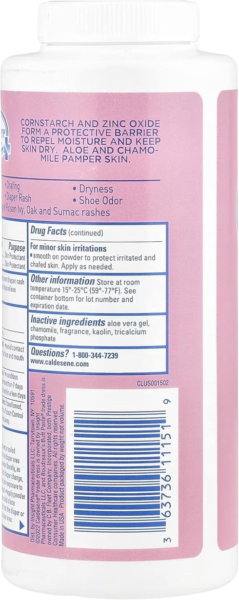 Caldesene 5 oz (Pack 8) Medicated Protecting Powder with Zinc Oxide & Cornstarch