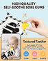 0-6-12 Tummy Baobrava High Contrast Baby Toys, Black and White Newborn Toys for Brain Development, Soft Baby Books