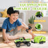 hehred Truck,1:64 2.4Ghz Mini RC Scale Monster Truck Remote Control Car with Lights, Remote Control RC Car and Trailer