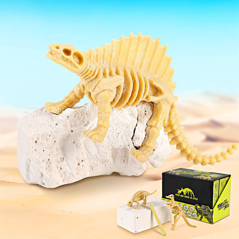 12 Pack: 3D Sets, Dinosaur Excavation Kits for Kids, Dino Dig Kits, Dig a Dinosaur Fossil and Figure Bulk Science
