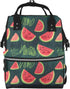 DWVTSLH One in a Melon Diaper Bag Backpack Multifunction Nappy Bags Waterproof Mummy