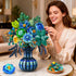 Set, 1309 12+ PLAXSOON Flowers Building Gift for Mothday Day Flower Bouquet Botanical Collection Building Block Kit