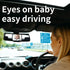 Oxnaleah 360 Car Mirror for Baby,Shake proof,Shatterproof Baby Car Mirror for Safe Travel, Rotation, Clear Wide View