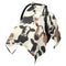Dalzium Western Cow Print Car Seat Cover Baby, Carseat Canopy Cover for Girl