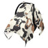 Dalzium Western Cow Print Car Seat Cover Baby, Carseat Canopy Cover for Girl
